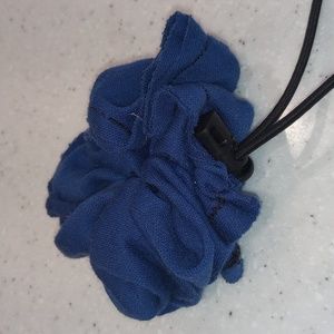 1 Deep Blue Hair Tie